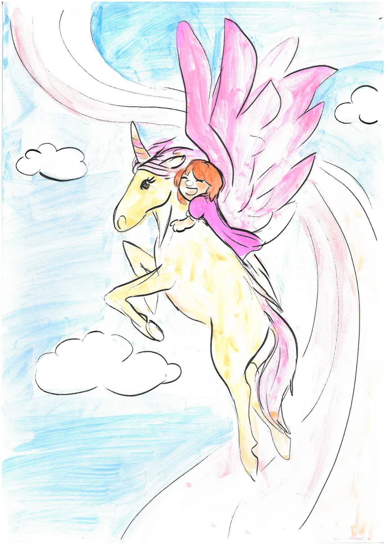 Cover artwork for Billy and the Rainbow Pegasus