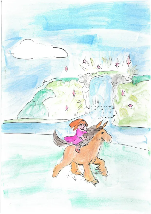 Cover artwork for Billy and the Horse Who Found His Courage