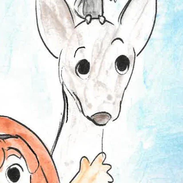 Fern the Deer — detail from the original book artwork