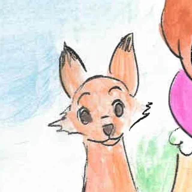 Pip the Fox — detail from the original book artwork