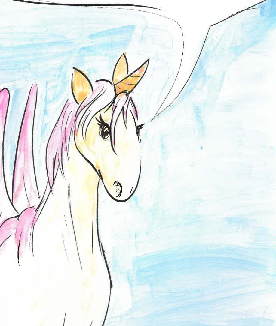 Luma the Pegasus — detail from the original book artwork