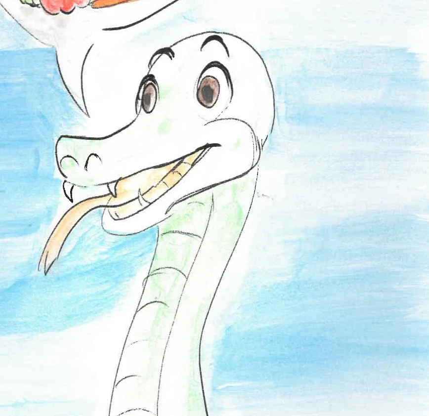 Sisi the Snake — detail from the original book artwork